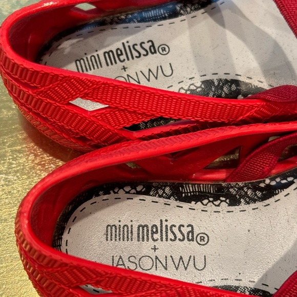 Mini Melissa + Jason Wu Toddler Flats. Size: 7 (2 year old Toddler Girl) - Picture 3 of 6